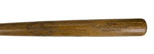 1937-39 Al Simmons Side-Written Double Marked Vault Game Used Bat - PSA GU-10 LOA and MEARS A10 LOA - The Finest Simmons Bat Extant! 